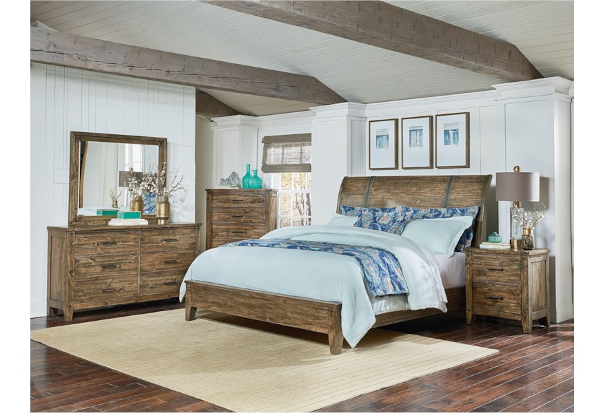 Standard Furniture Nelson 92509 Rustic Six Drawer Dresser Zak S