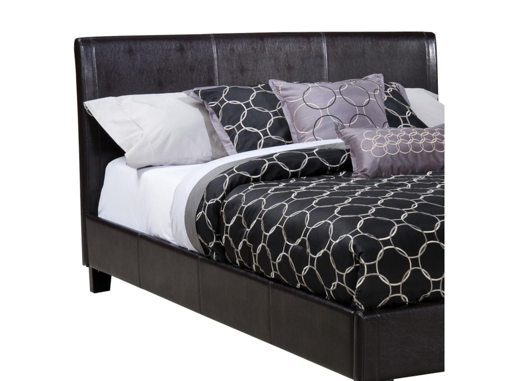 Standard furniture new york 93981 queen black upholstered headboard dunk bright furniture headboard