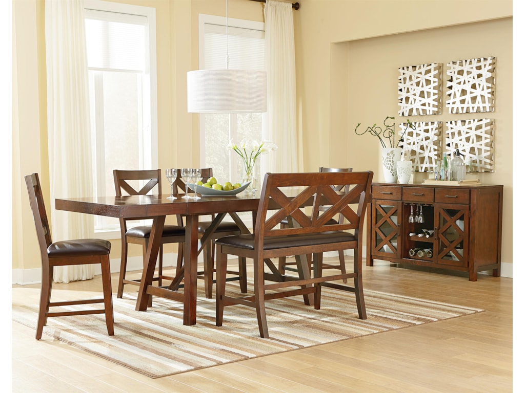 Standard Furniture Omaha Brown Counter Height Bar Stool With Standard Furniture Omaha Brown Counter Height Bar Stool With