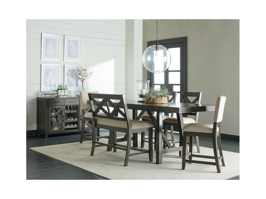 Omaha Grey Counter Height Dining Room Table Omaha Grey Counter Height Dining Room Table