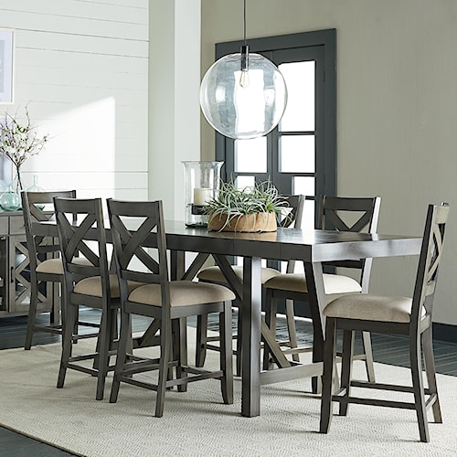 Standard Furniture Omaha Grey Counter Height 5-Piece Dining Room ... Standard Furniture Omaha Grey Counter Height 5-Piece Dining Room ...