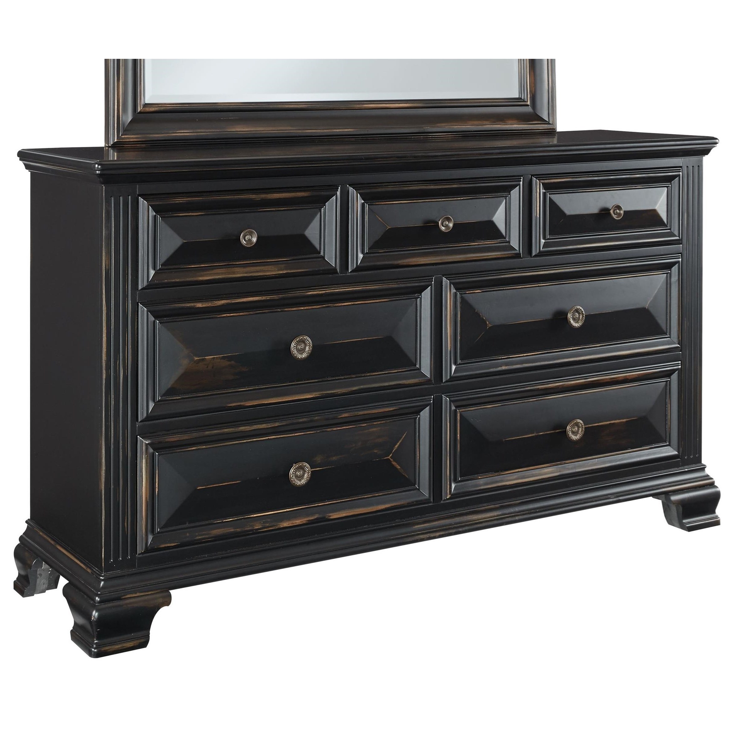 Standard Furniture Passages Regal Seven Drawer Dresser Standard
