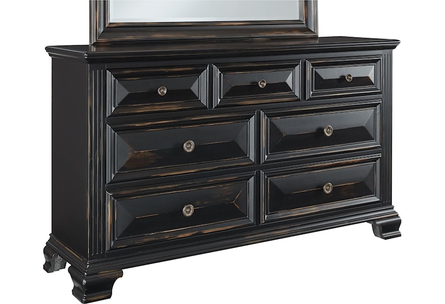 Standard Furniture Passages Regal Seven Drawer Dresser Darvin