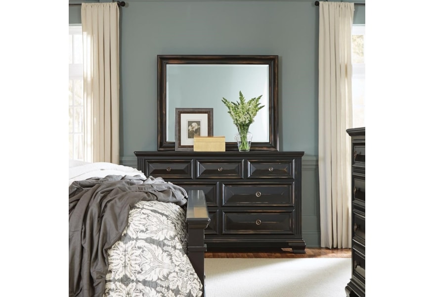 Standard Furniture Passages 86909 Regal Seven Drawer Dresser