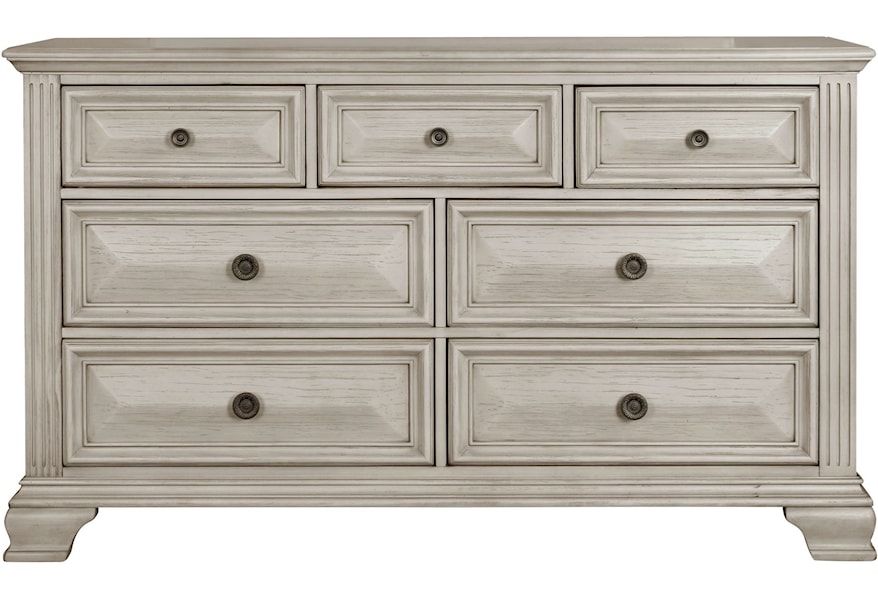 Standard Furniture Passages Light 87909 Regal Seven Drawer Dresser