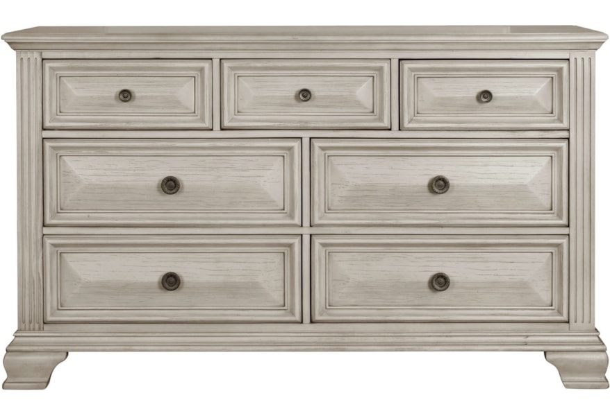 Standard Furniture Passages Light 87909 Regal Seven Drawer Dresser