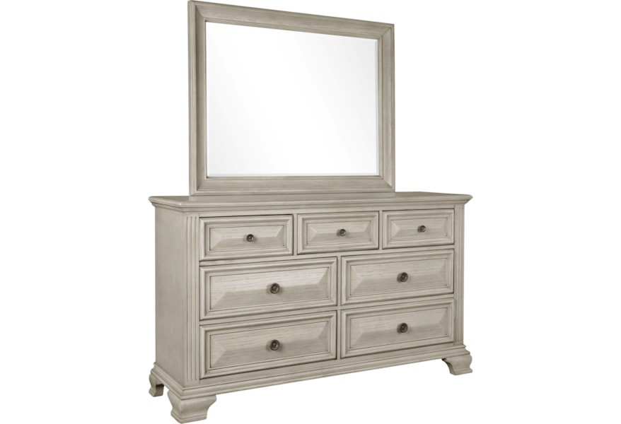 Standard Furniture Passages Light 87909 Regal Seven Drawer Dresser