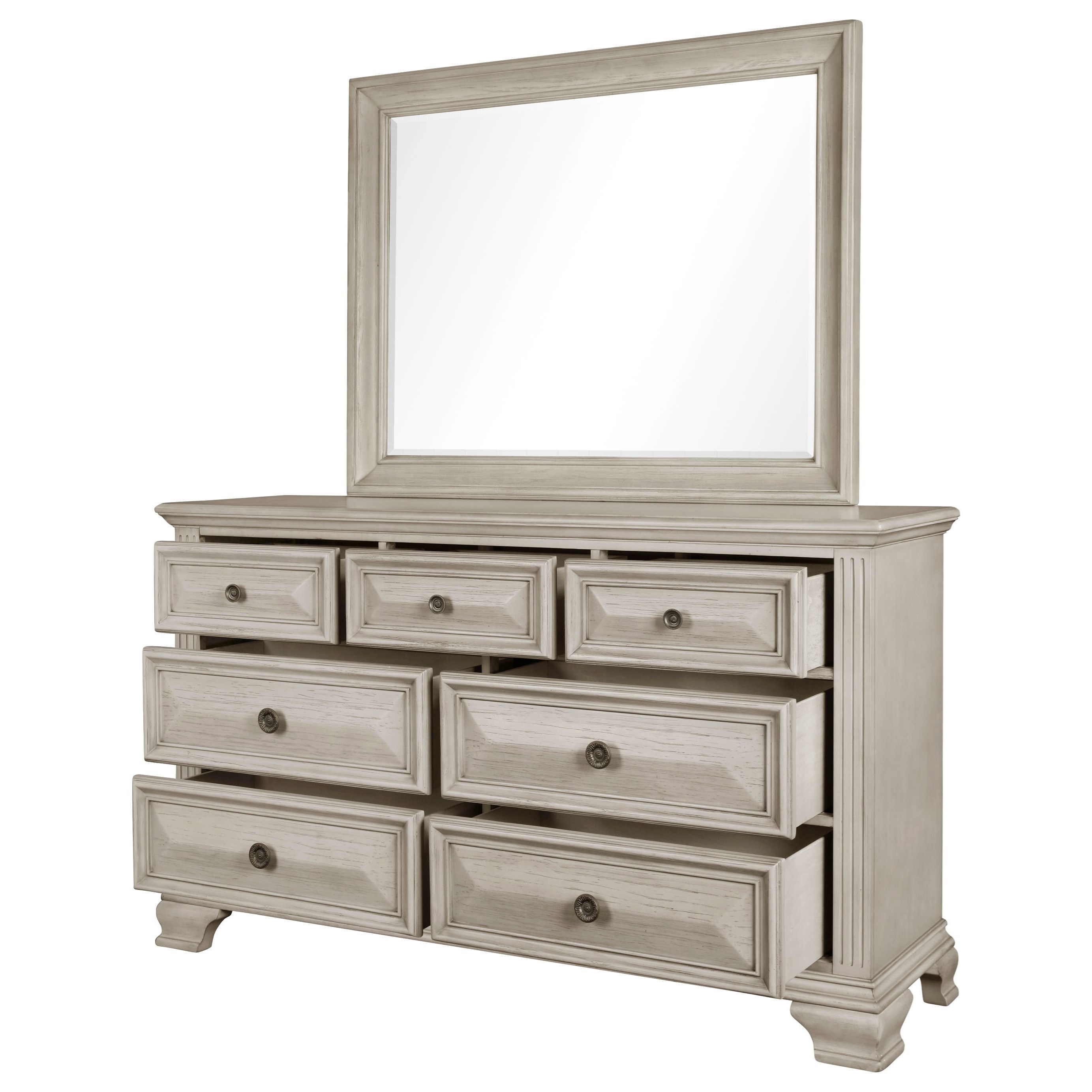 Standard Furniture Passages Light 87909 Regal Seven Drawer Dresser
