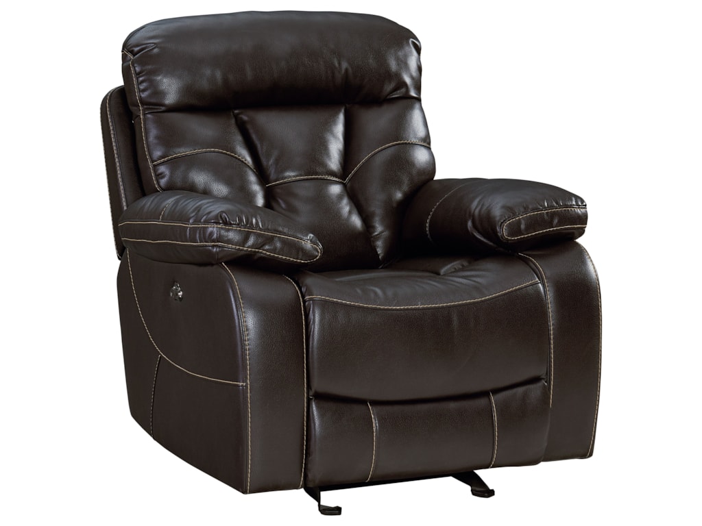 Standard Furniture Peoria 4150991 Traditional Glider Recliner With Peoria Traditional Glider Recliner With Pillow Arms By Standard Furniture