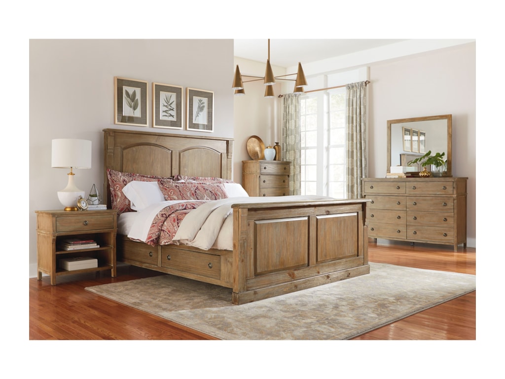 Standard Furniture Savannah CourtQueen Panel Storage Bed