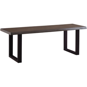 Standard Furniture Sierra Ii Rustic Bench With Live Edge Seat Jacksonville Furniture Mart Dining Benches