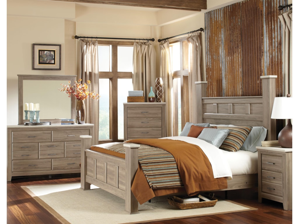 Standard Furniture StonehillQueen Poster Bed
