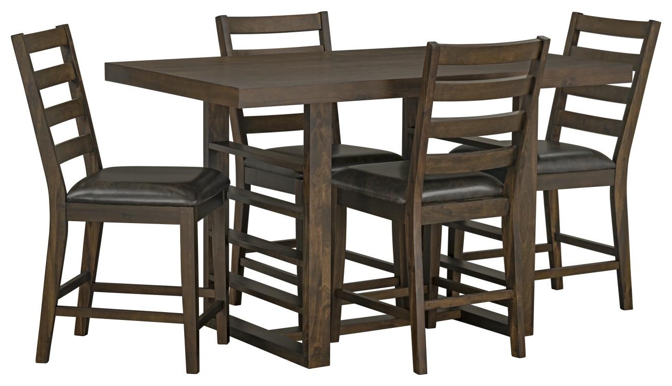 Standard Furniture Summerlin Rustic Counter Height Table And Chair