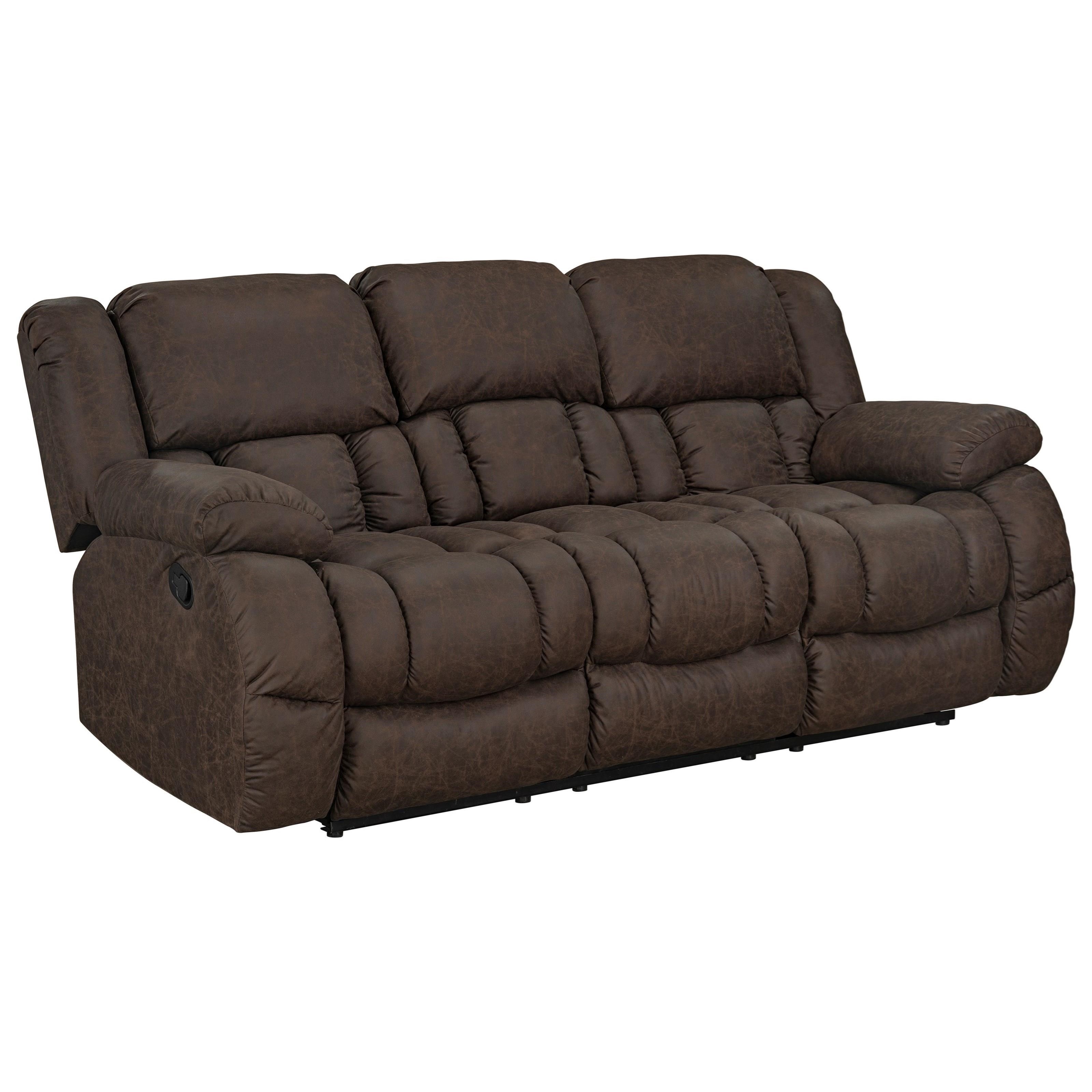 Standard Furniture Tombstone Casual Manual Reclining Sofa With