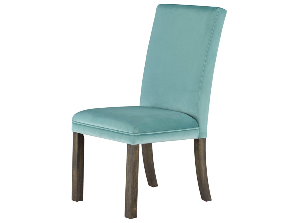Standard Furniture Ton 19405e Set Of Two Upholstered Dining Side Ton Set Of Two Upholstered Dining Side Chairs Teal By Standard Furniture