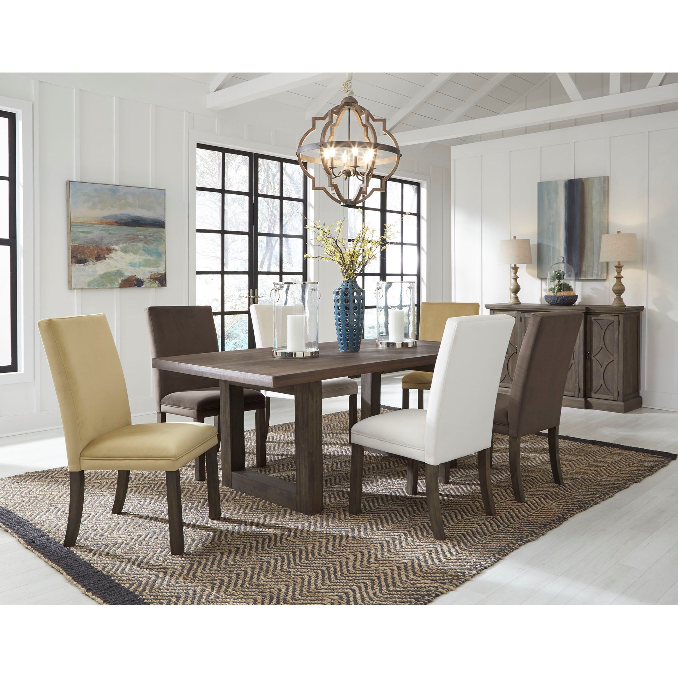 Standard Furniture Trenton Set Of Two Upholstered Dining Side