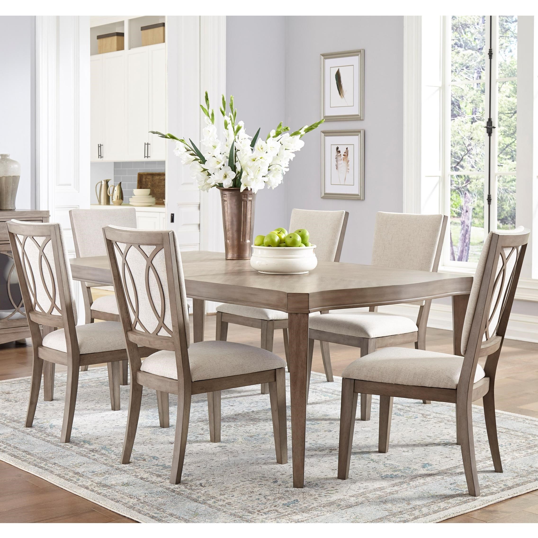 Standard Furniture Venue 7 Piece Dining Set With Upholstered