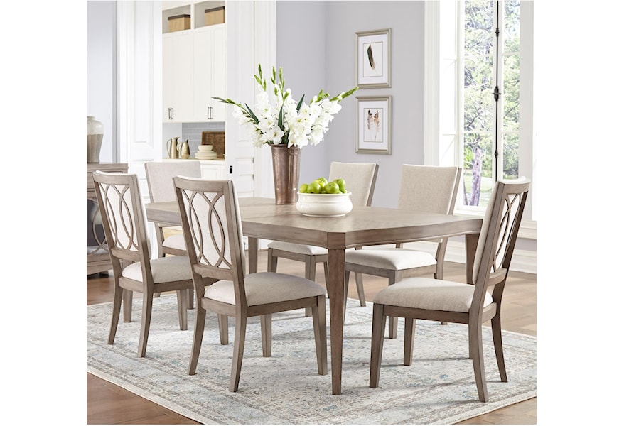 Standard Furniture Venue 7 Piece Dining Set With Upholstered