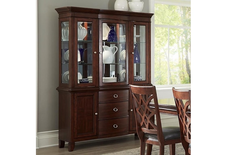 Standard Furniture Wellsville Traditional Dining Buffet And Hutch