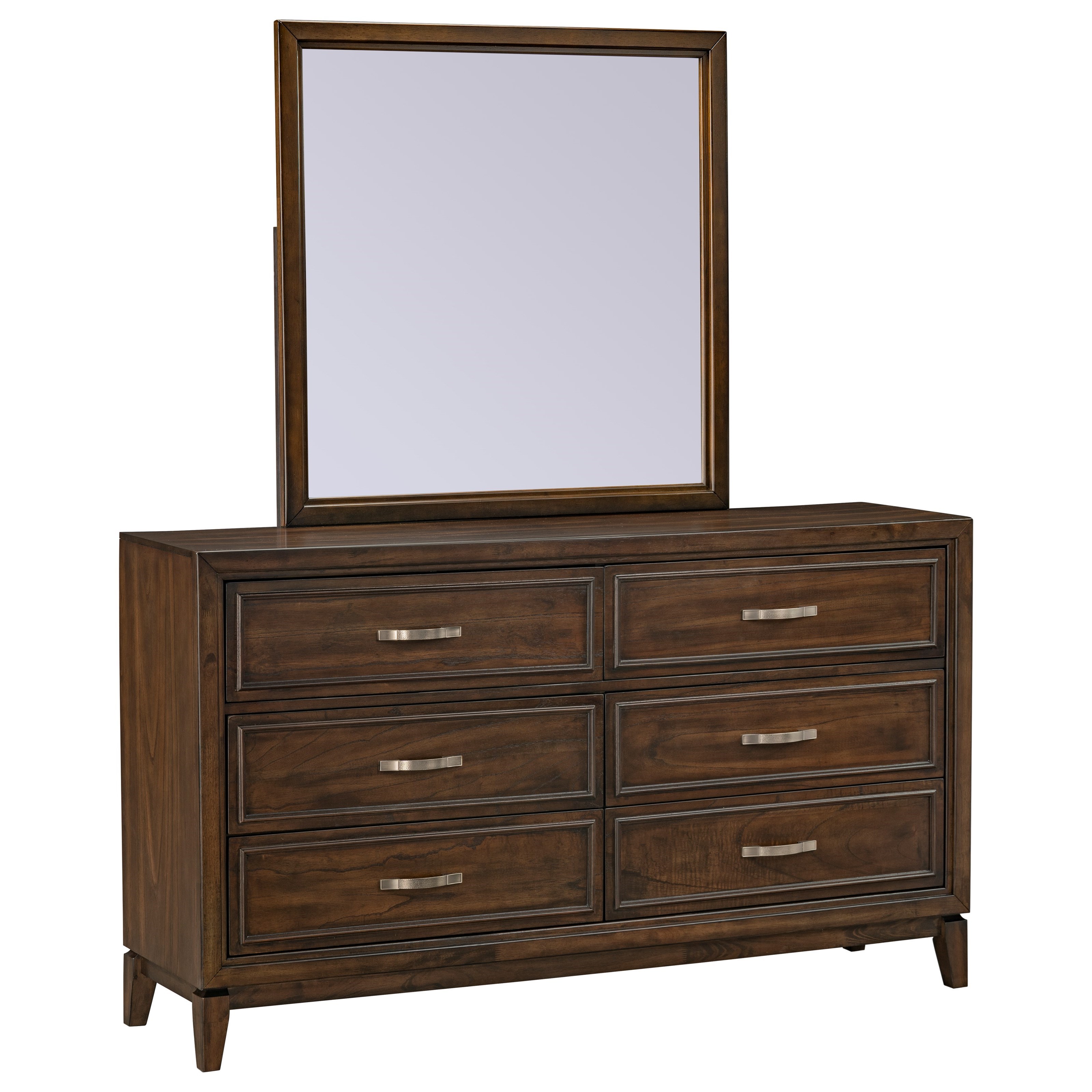 Standard Furniture Winchester Transitional 6 Drawer Dresser And