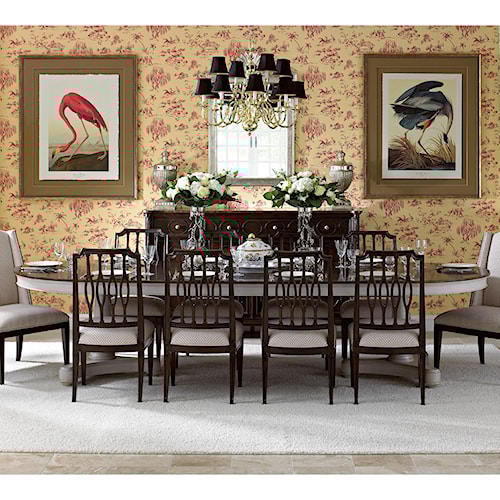 stanley furniture charleston regency 11 piece double pedestal stanley furniture charleston regency 11 piece double pedestal