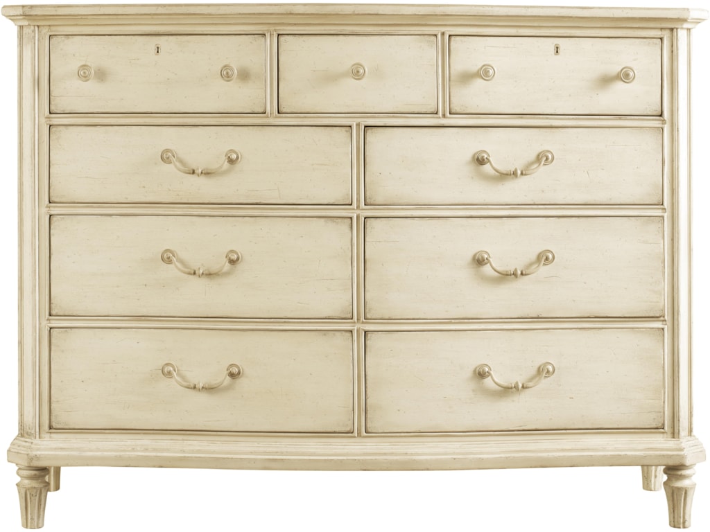 Stanley Furniture European Cottage Nine Drawer Dresser Chest With Stanley Furniture European Cottagedressing Chest