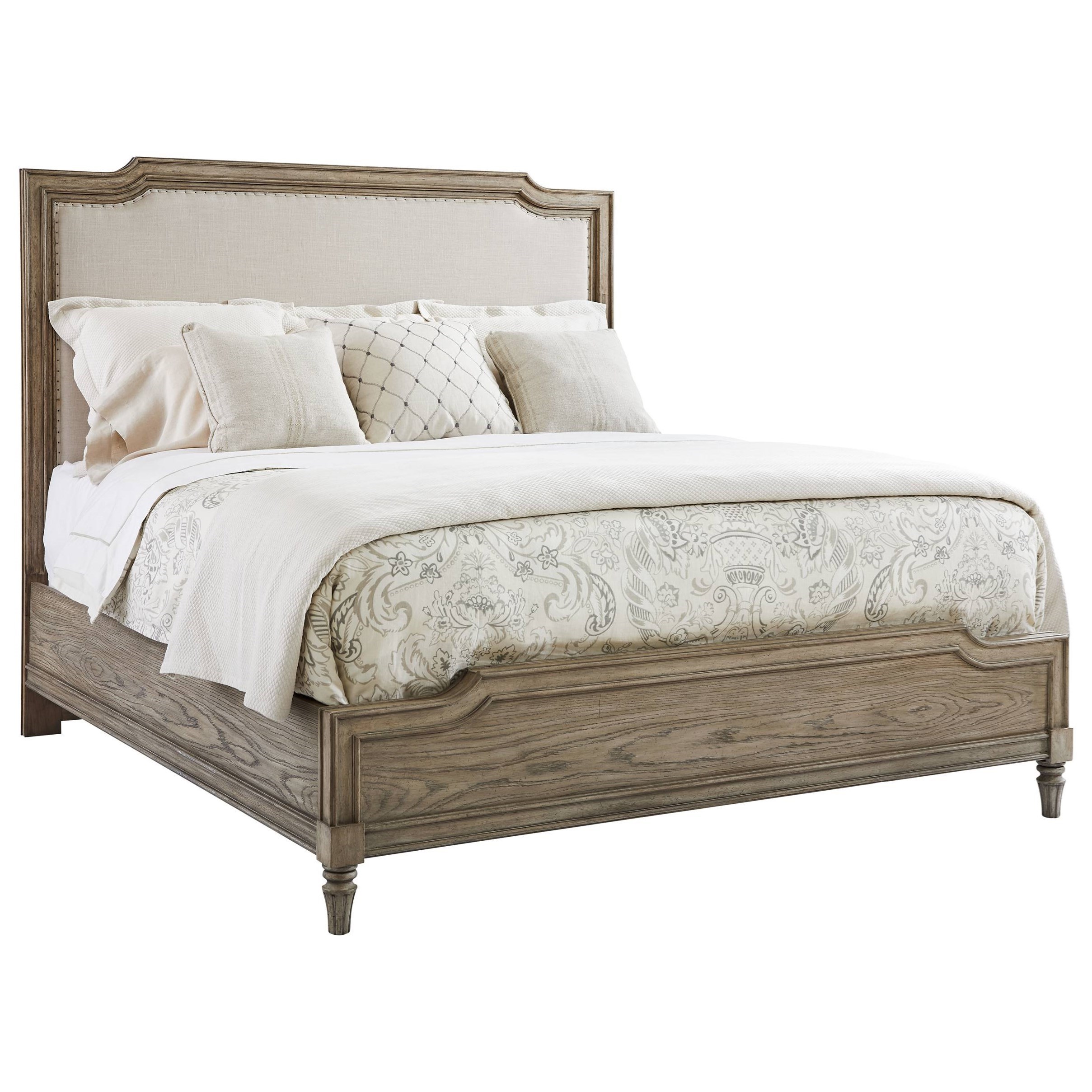 Stanley Furniture European Cottage 007 63 53 King Upholstered Bed
