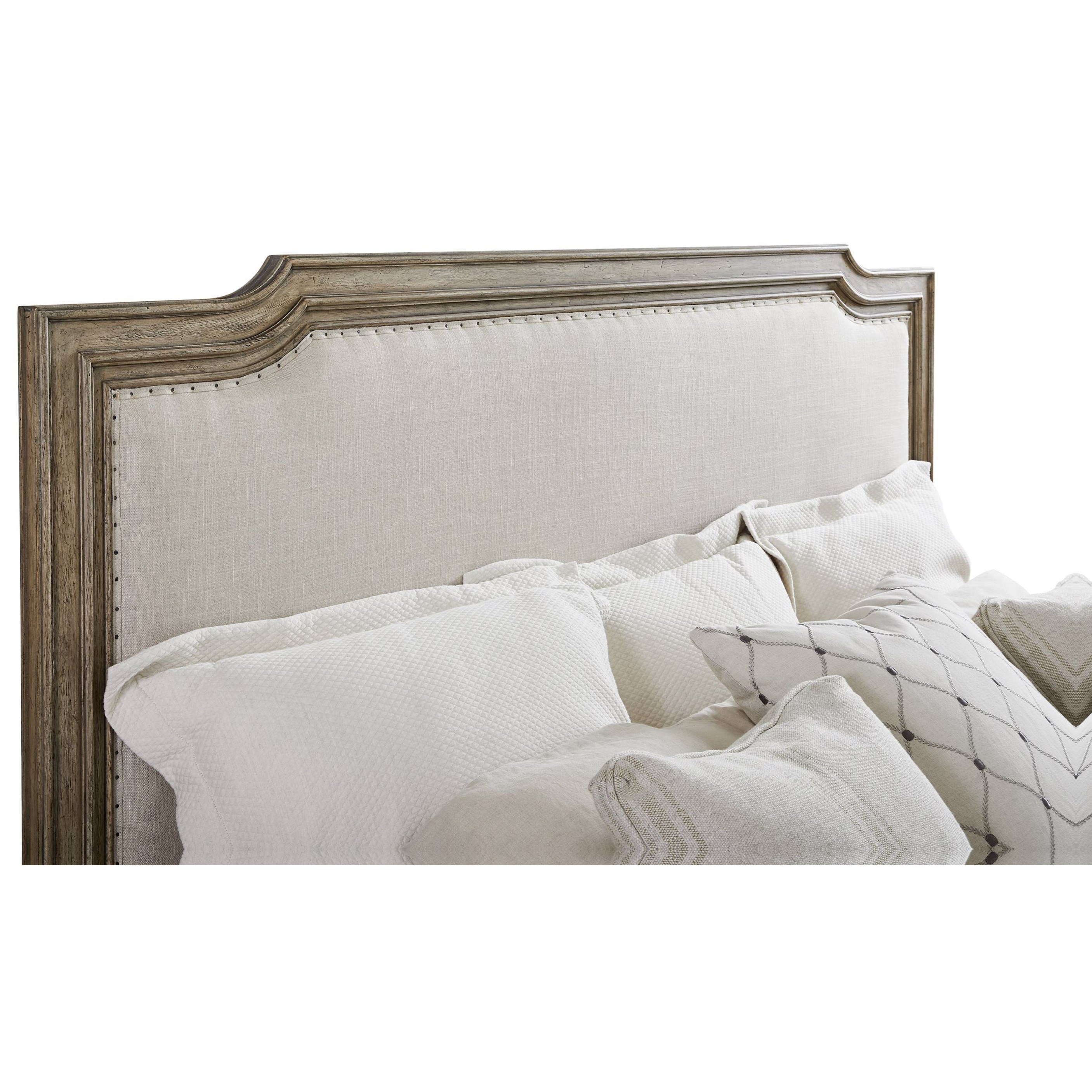 Stanley Furniture European Cottage 007 63 53 King Upholstered Bed