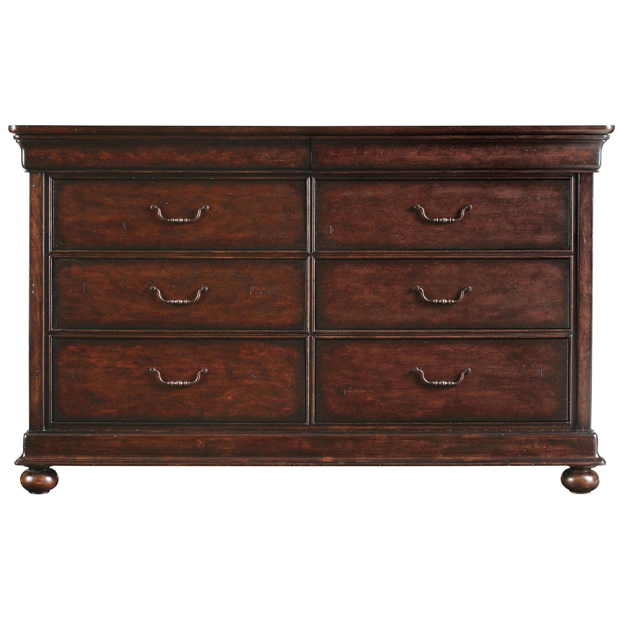 Stanley Furniture Louis Philippe 058 13 05 6 Drawer Dresser Dunk