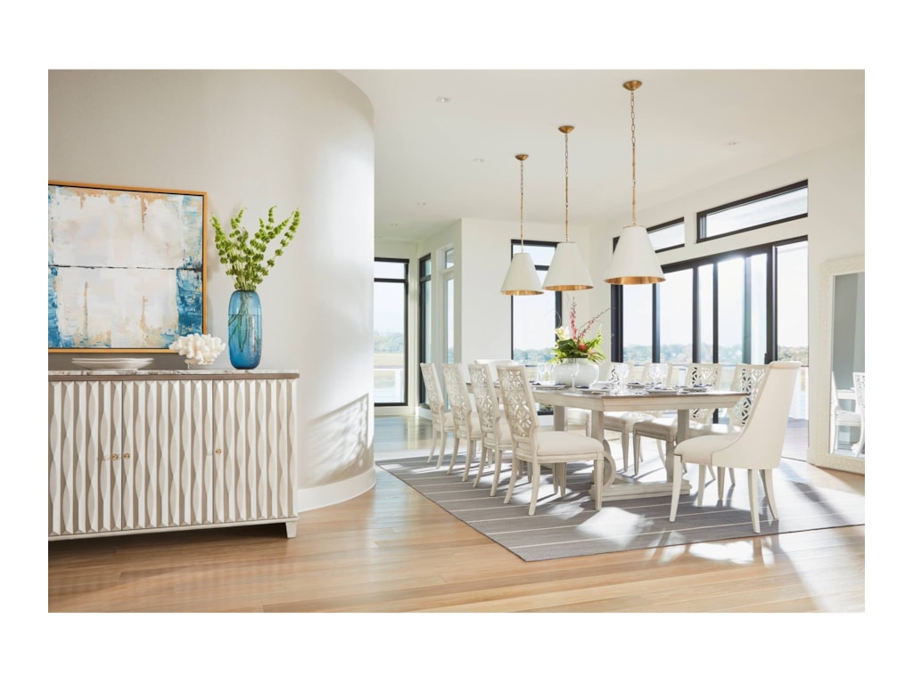 Stanley Furniture Coastal Living Oasis 11 Piece Moonrise Pedestal Stanley Furniture Coastal Living Oasis 11 Piece Moonrise Pedestal