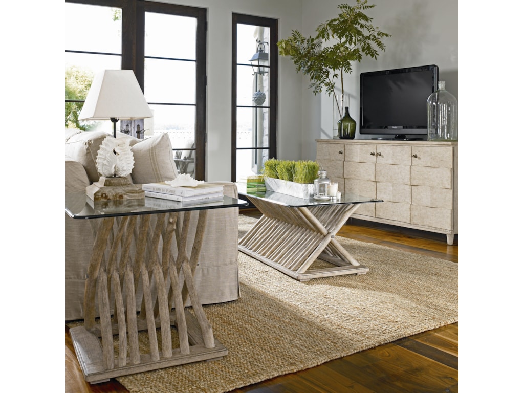 stanley furniture coastal living resort ocean breakers console with