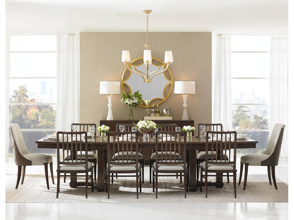 Stanley Furniture Crestaire 11 Piece Lola Double Pedestal Table Stanley Furniture Crestaire 11 Piece Lola Double Pedestal Table