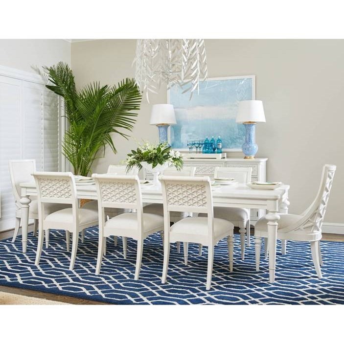 Stanley Furniture Cypress Grove 9 Piece Cottage Dining Set With