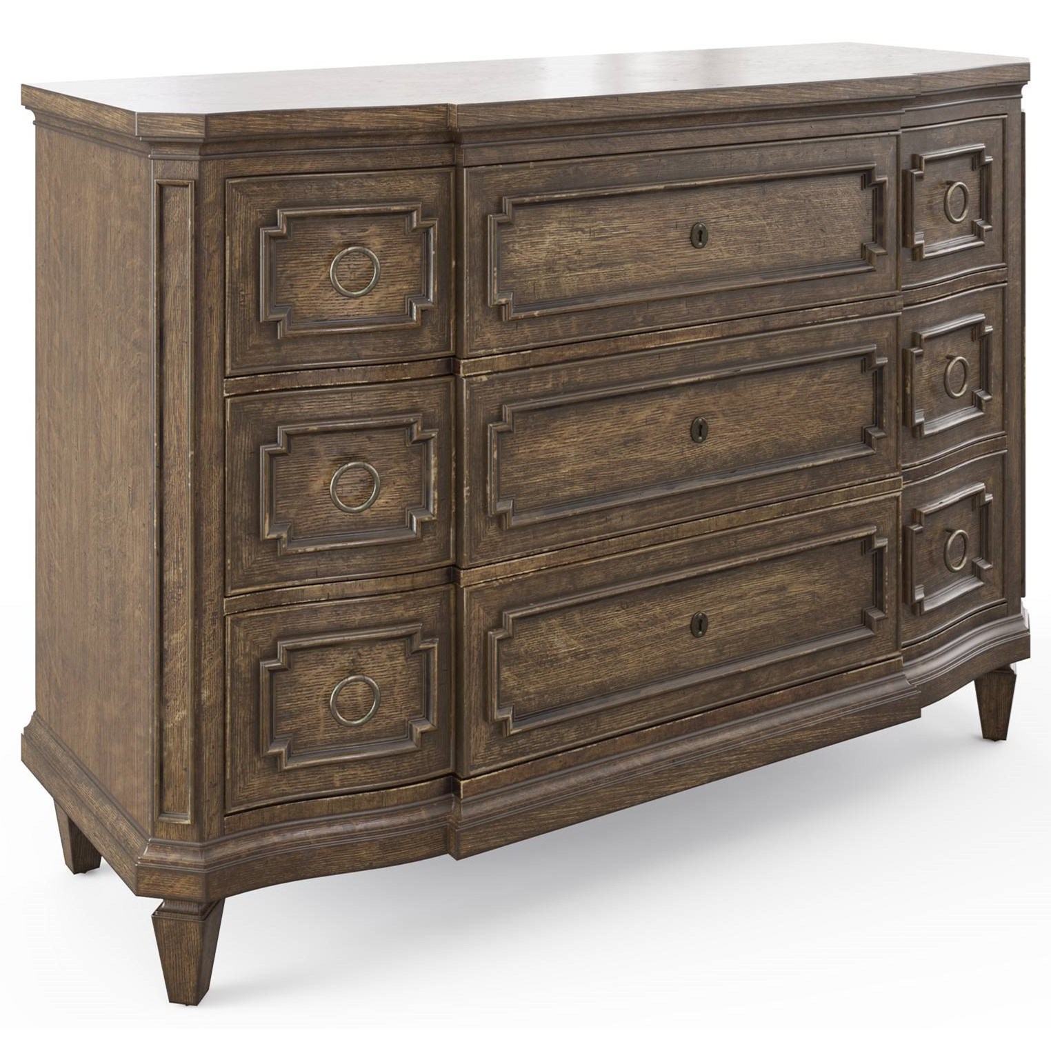 Stanley Furniture Hillside 811 C3 03 Transitional 3 Drawer Single