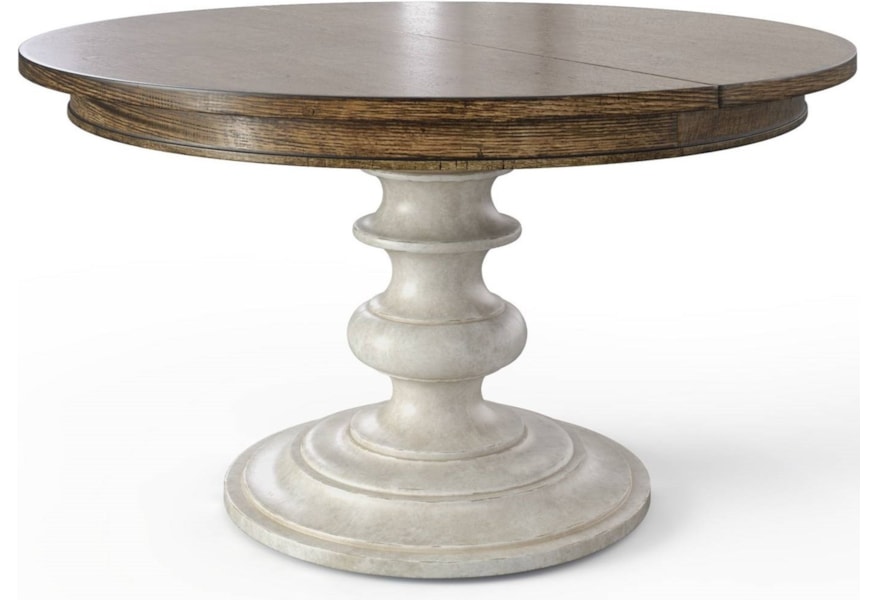 Hillside Transitional 60 Round Dining Table With 1 Hillside Transitional 60 Round Dining Table With 1