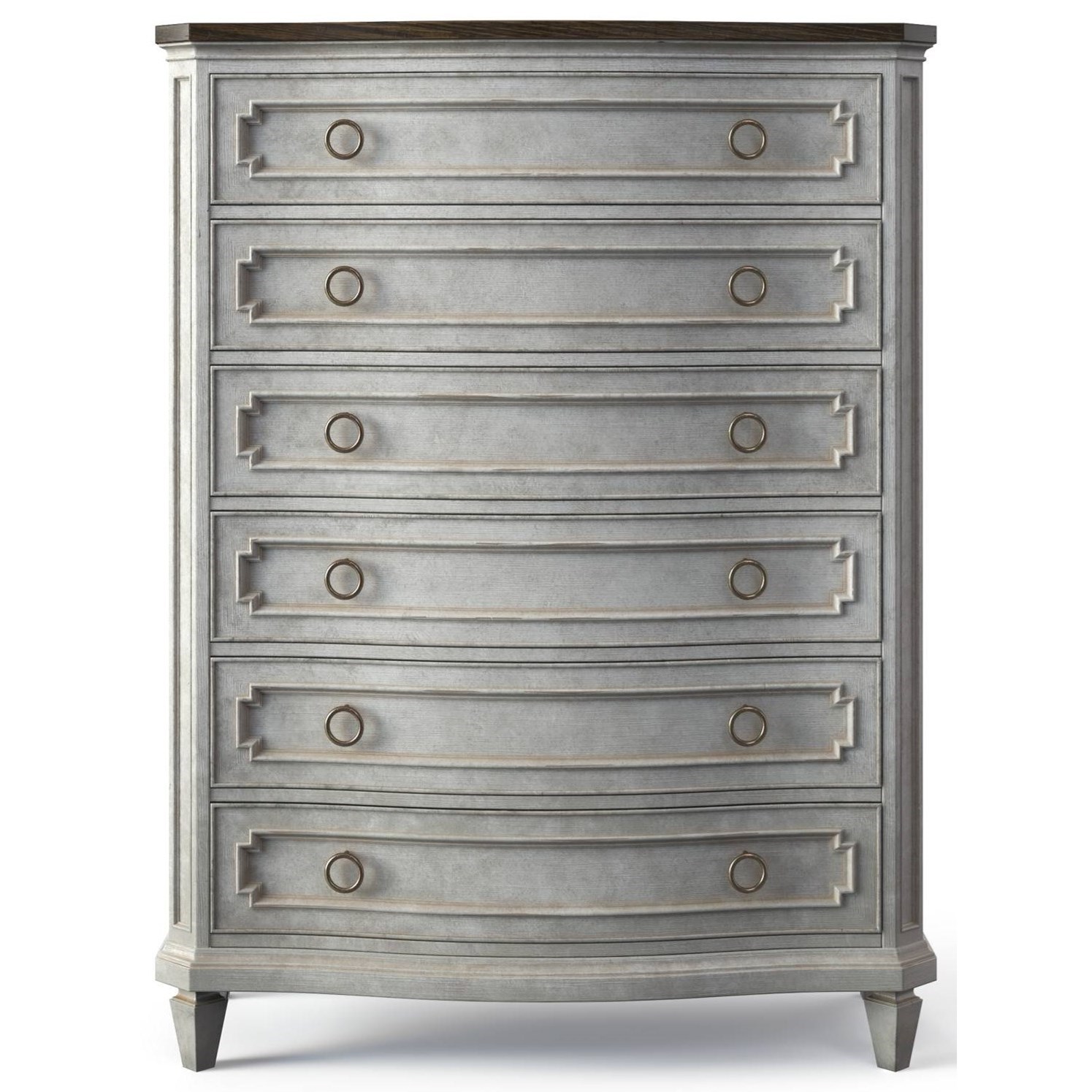 Stanley Furniture Hillside 811 D3 10 Transitional 6 Drawer Chest