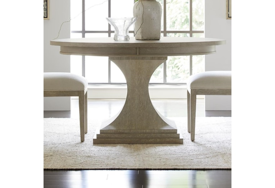 Stanley Furniture Horizon 54 Round Dining Table With Leaf Sprintz Furniture Dining Tables