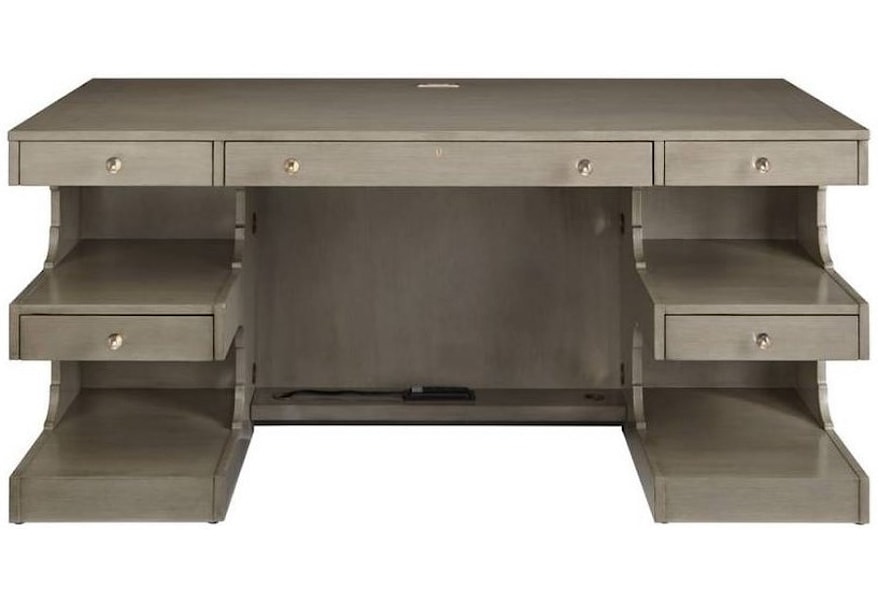 Stanley Furniture Latitude Writing Desk With Shelves On Back