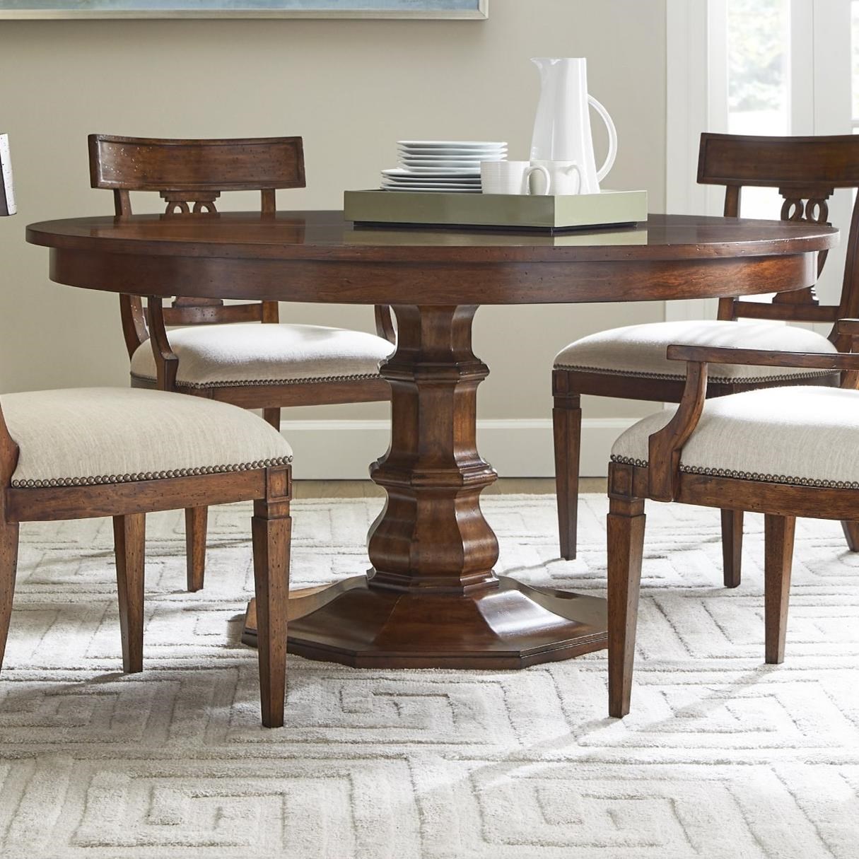 Stanley Furniture Old Town 60 Inch Round Dining Table With Leaf Find Your Furniture Dining Tables