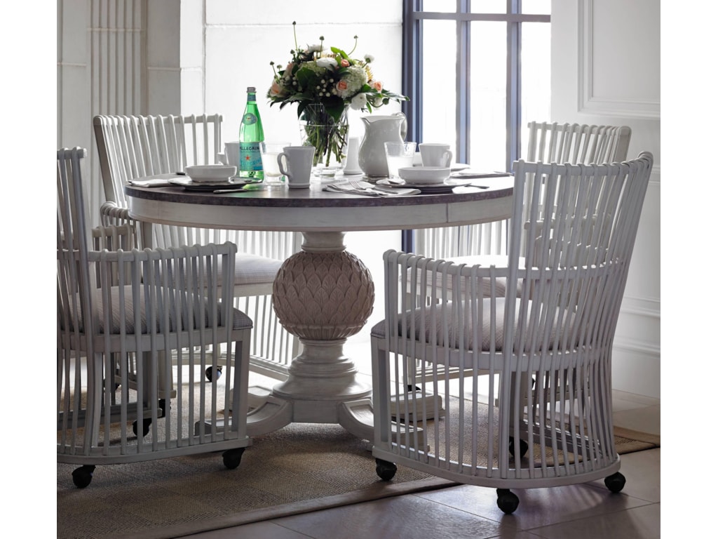 Stanley Furniture Preserve 5 Piece Artichoke Pedestal Table Stanley Furniture Preserve5 Piece Artichoke Pedestal Table Set