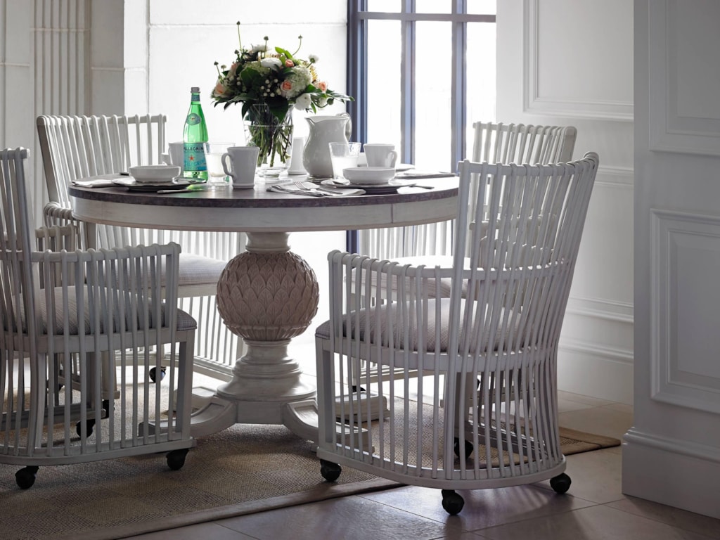 Stanley Furniture Preserve 340 21 30 Artichoke Pedestal Table With Stanley Furniture Preserve 340 21 30 Artichoke Pedestal Table With