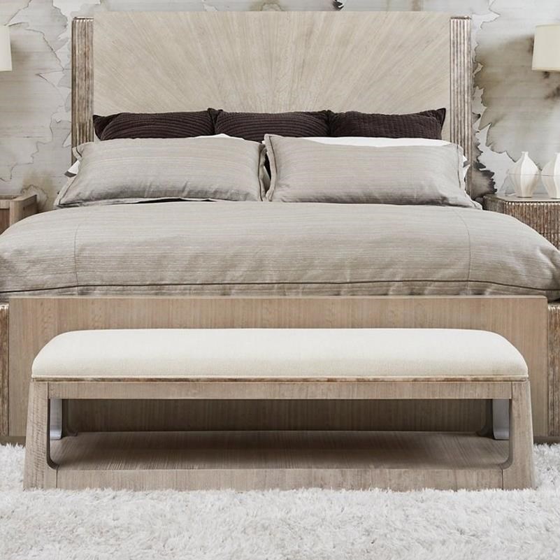Stanley Furniture Revival Contemporary Upholstered Bed End Bench