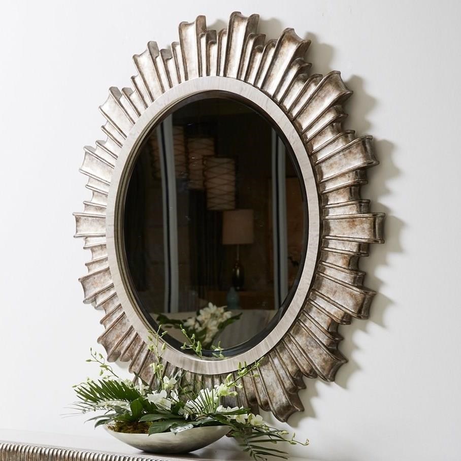 Stanley Furniture Revival 860 73 30 Contemporary Round Wall Mirror