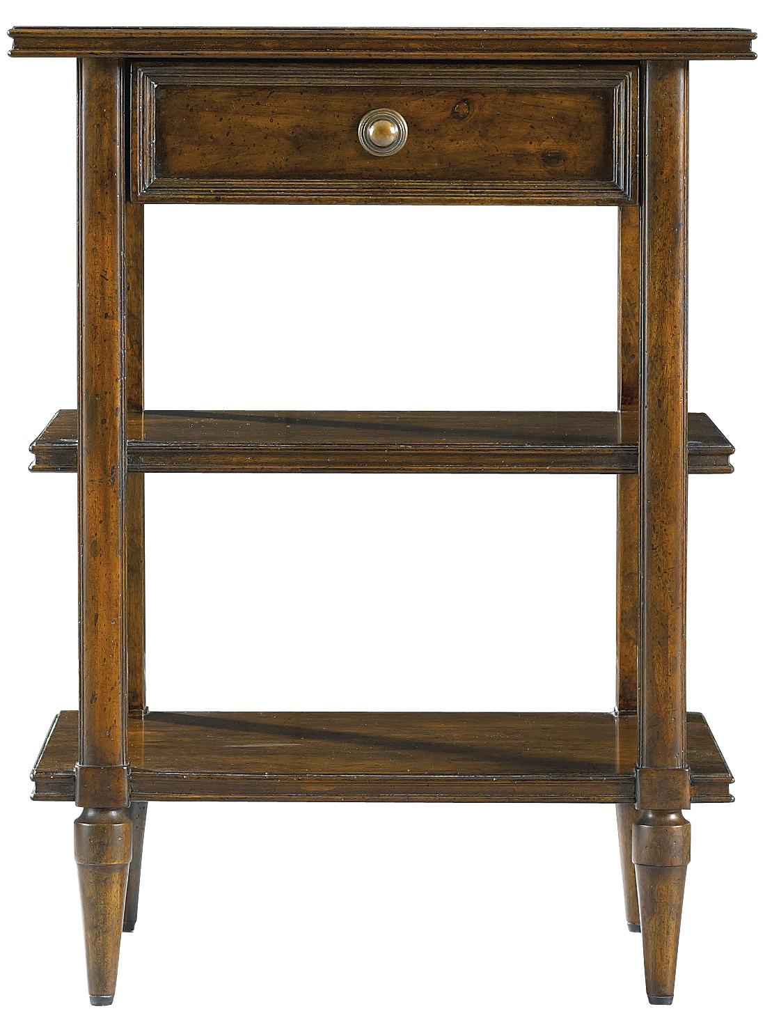 Stanley Furniture Vintage Antiqued Telephone Table Belfort Furniture Nightstands