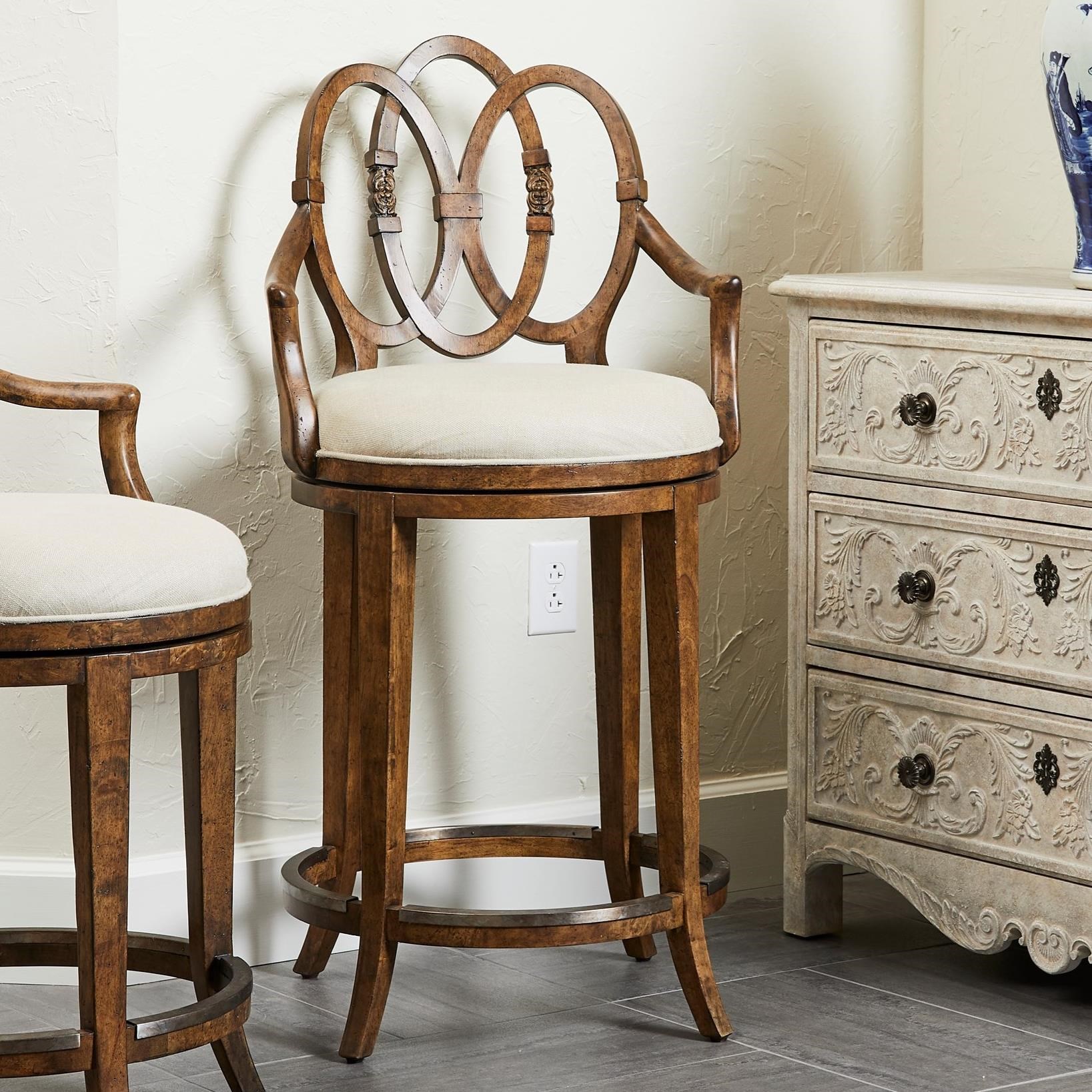 Stanley Furniture Thoroughbred 874 31 73 Whirlaway Barstool