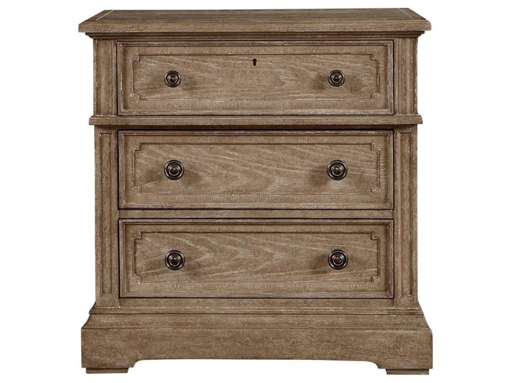 Stanley Furniture Wethersfield Estate 518 13 80 Nightstand With 3 Wethersfield Estate Nightstand With 3 Soft Close Drawers By Stanley Furniture