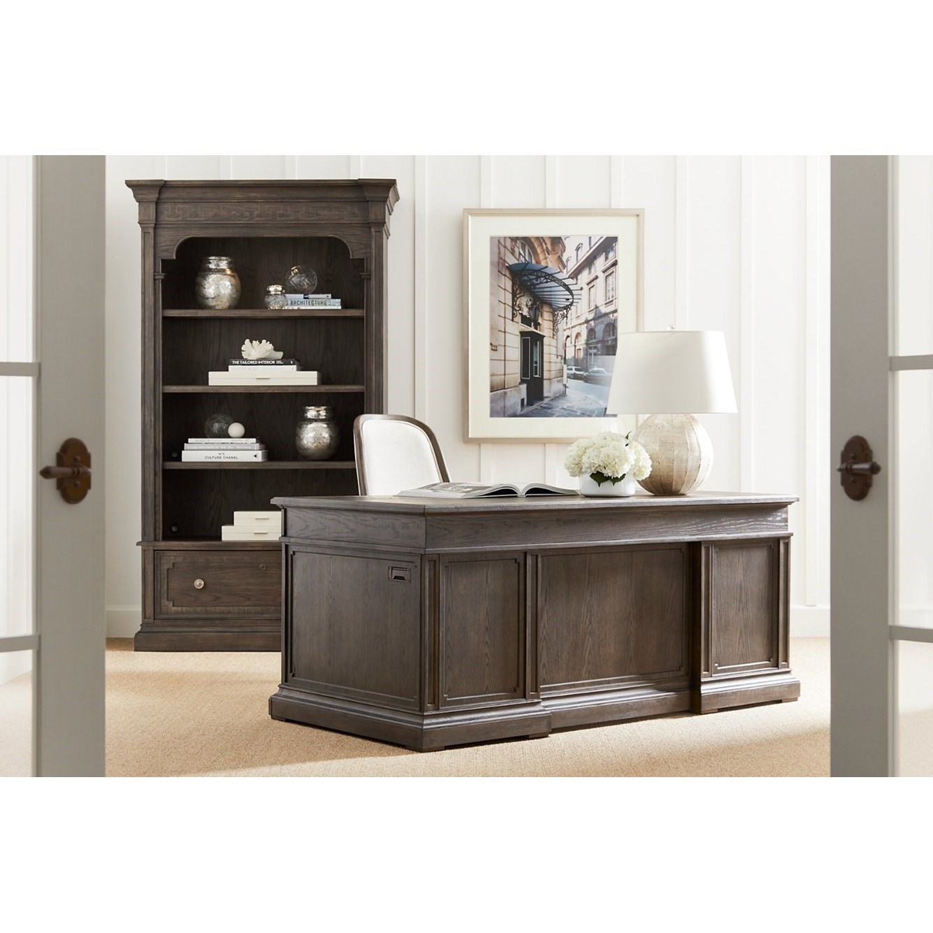 Stanley Furniture Wethersfield Estate Executive Desk Story Lee
