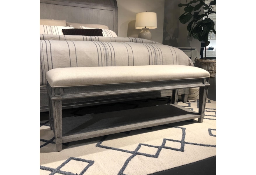Stanley Furniture Willow 821 E3 72 Bed End Bench Dunk Bright