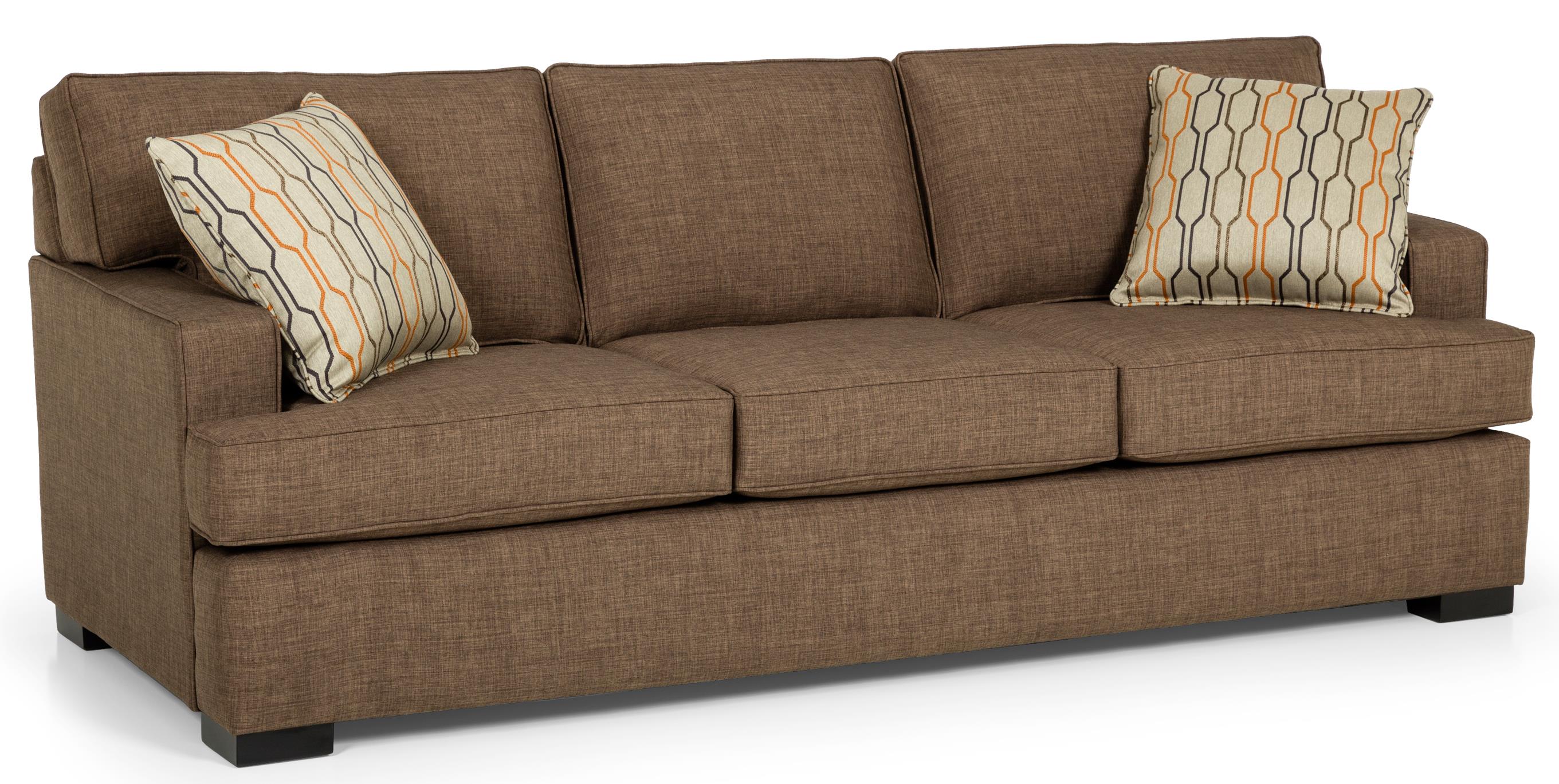 Stanton 146 Contemporary Gel Sleeper Sofa With Track Arms