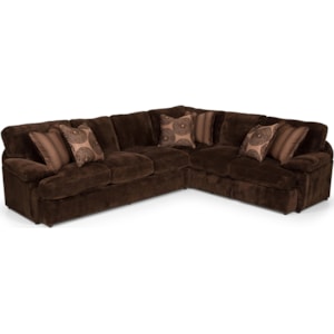 Stanton 186 Two Piece Sectional Sofa With Laf Loveseat Wilson S